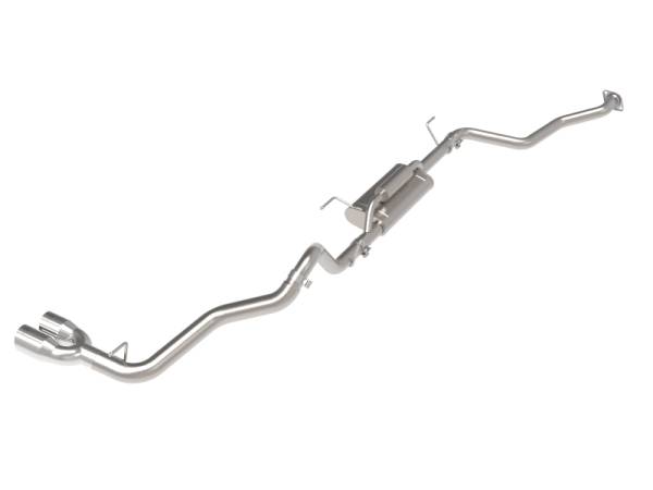 aFe - aFe 24-25 Toyota Tacoma L4-2.4L (t) Vulcan Series 2.5in to 3in Cat-Back w/ Polished Tip 49-36078-P