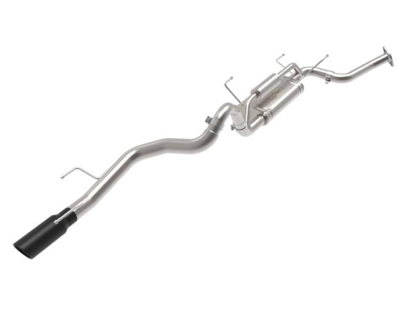 aFe - aFe 2025 Toyota 4-Runner 2.5in to 3in SS-304 Cat-Back Exhaust w/ Black Tip 49-36080-B