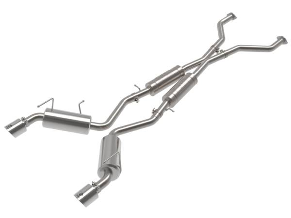 aFe - aFe Takeda Cat-Back Exhaust System Nissan 370Z 09-20 V6-3.7L- Polished Tip 49-36139-P
