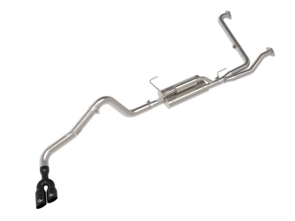 aFe - aFe 2022+ Nissan Frontier V6 Vulcan Series SS Cat-back Exhaust w/ Black Tips 49-36140-B