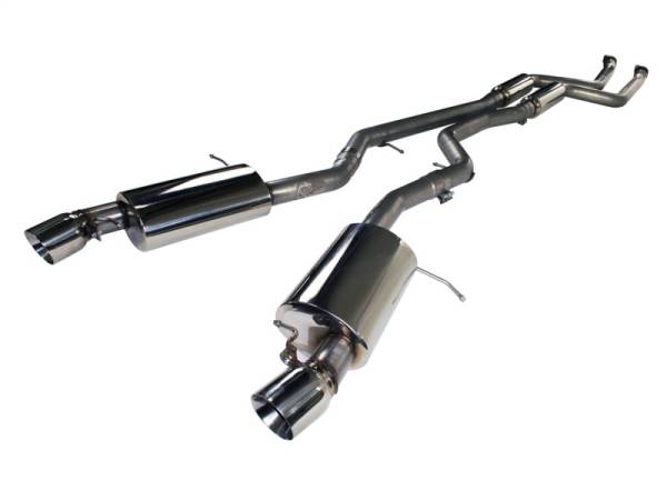 aFe - aFe MACHForce XP 11-12 BMW 335i L6-3.0L N55 E90/92 304SS 2.75in. Cat-Back Exhaust System 49-36306