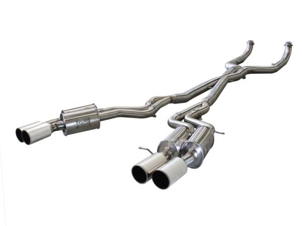 aFe - aFe MACHForce XP Exhaust 304SS Cat-Back w/ Polished Tips 12-13 BMW M5 (F10) V8 4.4L (tt) 49-36317-P