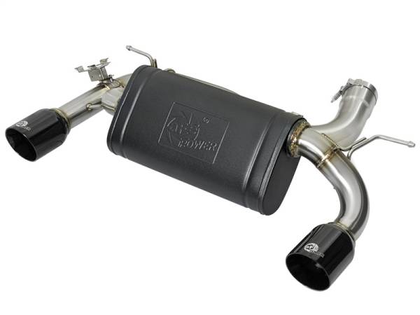 aFe - aFe MACHForce XP Exhausts Axle-Back 12-15 BMW 335i 3.0T (SS w/Black Tips) 49-36336-B