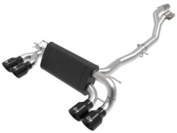 aFe - aFe MACHForce XP Exhausts Cat-Back SS 19-21 BMW M2 Competition L6-3.0L w/Black Tips 49-36350-B