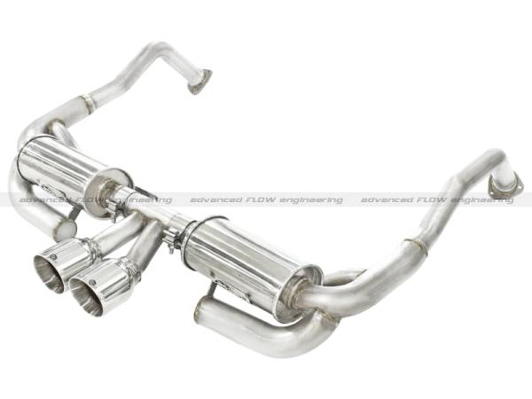 aFe - aFe ELITE 05-12 Porsche Boxster S (987.1-987.2) H6 3.4L 304SS Dual Cat-Back w/Dual Polished Tip Exht 49-36409