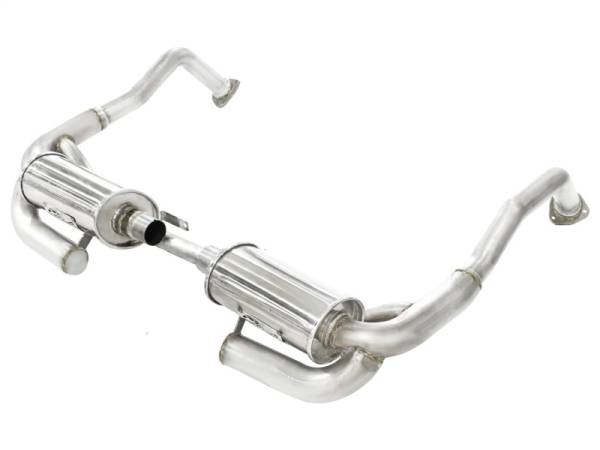 aFe - aFe MACHForce XP Exhaust Cat-Back 2in SS-304 Cat-Back Exhaust for 05-08 Porsche Boxster S (987.1) H6 49-36411