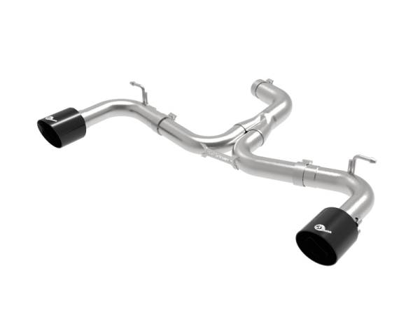 aFe - aFe 18-20 VW GTI (MK7.5) 2.0L MACH Force-Xp 3in to 2.5in 304 SS Axle-Back Exhaust System-Black Tips 49-36421-B