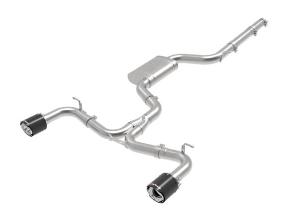 aFe - aFe MACHForce XP 3in-2.5in SS Exhaust Cat-Back 18-19 Volkswagen GTI (MK7.5) L4-2.0L (t) - Carbon 49-36422-C