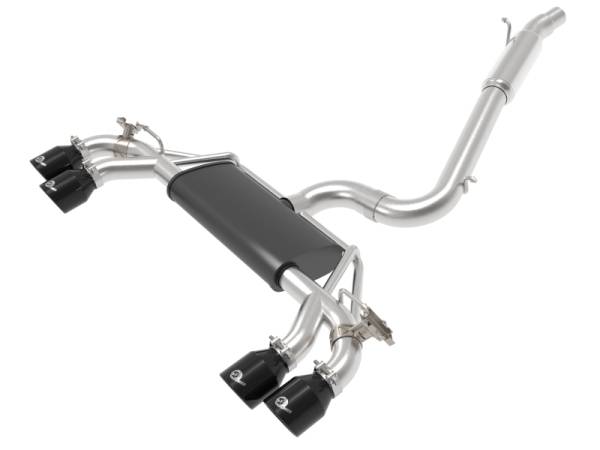aFe - aFe POWER MACH Force-Xp 15-19 Volkswagen Golf R L4-2.0L(T) 304 SS Cat-Back Exhaust System - Black 49-36430-B