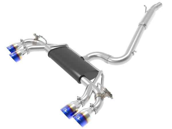 aFe - aFe POWER MACH Force-Xp 15-19 Volkswagen Golf R L4-2.0L(T) 304 SS Cat-Back Exhaust System Blue Tips 49-36430-L