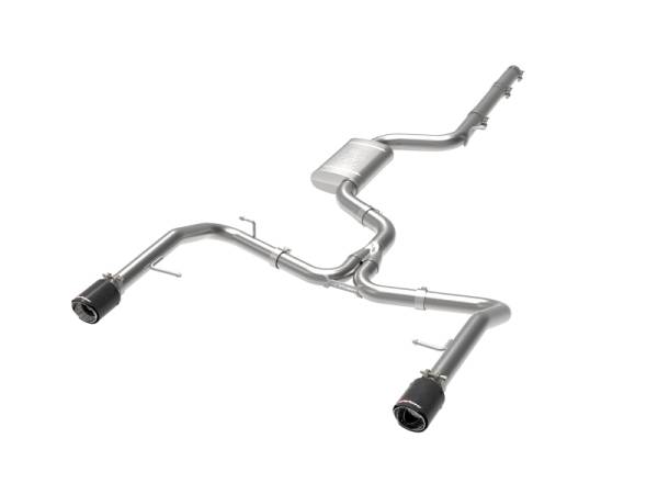 aFe - aFe 19-21 VW Jetta GLI (MKVII) L4-2.0L (t) MACH Force-Xp 304 SS Cat-Back Exhaust System Carbon Tips 49-36432-C