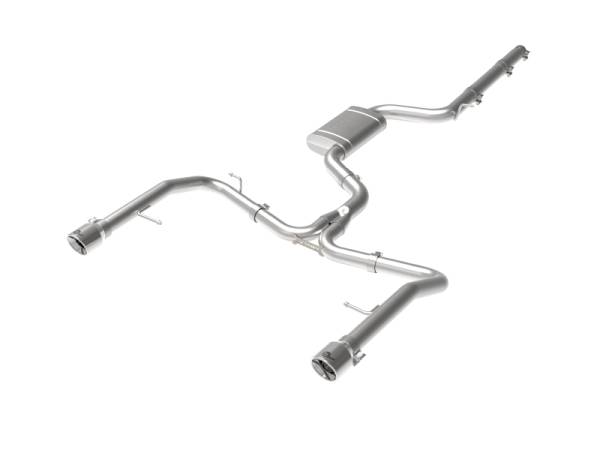 aFe - aFe 19-21 VW Jetta GLI (MKVII) L4-2.0L (t) MACH Force-Xp 304 SS Cat-Back Exhaust System Polished Tip 49-36432-P