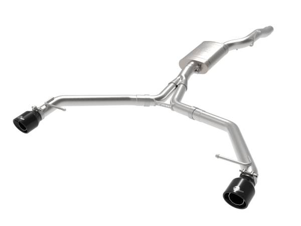 aFe - aFe MACH Force-Xp 13-16 Audi Allroad L4 SS Axle-Back Exhaust w/ Black Tips 49-36437-B