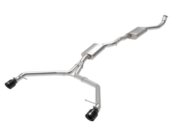 aFe - aFe MACH Force-Xp 13-16 Audi Allroad L4 SS Cat-Back Exhaust w/Black Tips 49-36438-B
