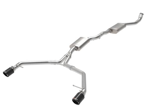 aFe - aFe MACH Force-Xp 13-16 Audi Allroad L4 SS Cat-Back Exhaust w/ Carbon Tips 49-36438-C