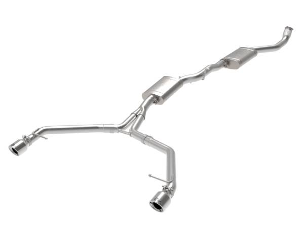aFe - aFe MACH Force-Xp 13-16 Audi Allroad L4 SS Cat-Back Exhaust w/ Polished Tips 49-36438-P