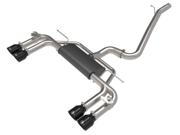 aFe - aFe MACHForce XP 3in-2.5in 304SS Exhaust Cat-Back 15-20 Audi S3 L4-2.0L (t) - Black Tips 49-36442-B
