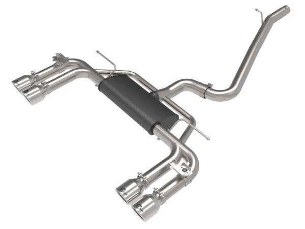 aFe - aFe MACHForce XP 3in-2.5in 304SS Exhaust Cat-Back 15-20 Audi S3 L4-2.0L (t) - Polished Tips 49-36442-P