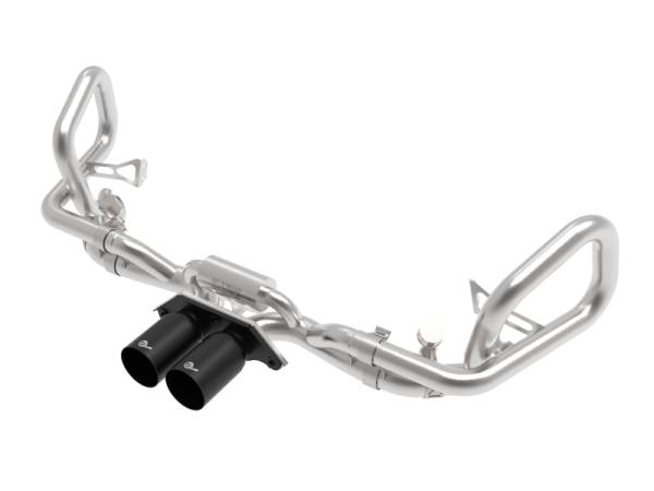 aFe - aFe 14-16 Porsche 911 GT3 991.1 H6 3.8L MACH Force-Xp 304 SS Cat-Back Exhaust System w/ Black Tips 49-36450-B