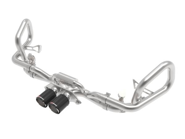 aFe - aFe 14-16 Porsche 911 GT3 991.1 H6 3.8L MACH Force-Xp 304 SS Cat-Back Exhaust System w/ Carbon Tips 49-36450-C