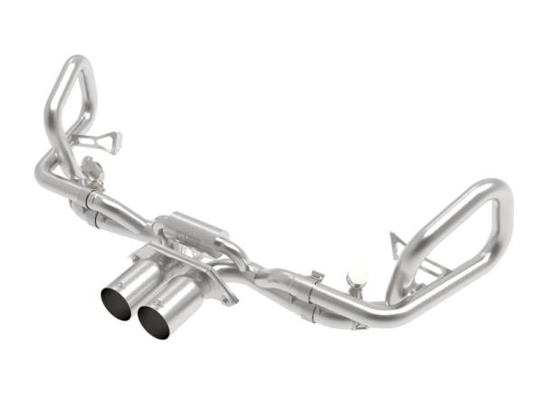 aFe - aFe 14-16 Porsche 911 GT3 991.1 H6 3.8L MACH Force-Xp 304 SS Cat-Back Exhaust System w/ Brushed Tips 49-36450-H