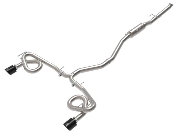 aFe - aFe 22-23 Honda Civic Si L4 1.5L (t) Takeda 2.5in to 3in 304 SS Cat-Back Exhaust w/ Black Tips 49-36630-B