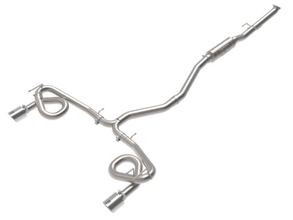 aFe - aFe 22-23 Honda Civic Si L4 1.5L (t) Takeda 2.5in to 3in 304 SS Cat-Back Exhaust w/ Polished Tips 49-36630-P