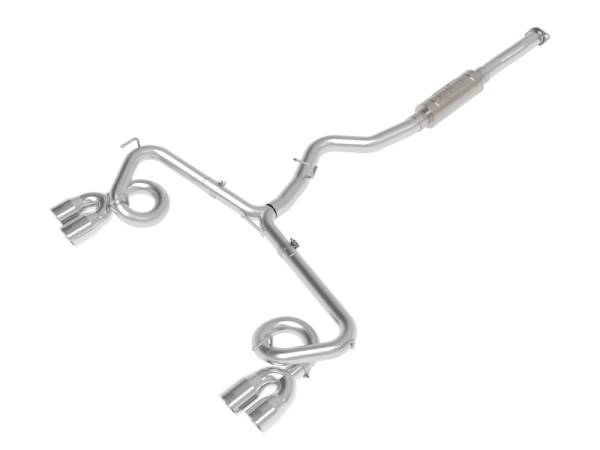 aFe - aFe Subaru WRX/STi 15-21 H4-2.0/2.5L Takeda 3in to 2-1/2in Stnlss Cat-Back Exhaust w/ Polished Tip 49-36810-P