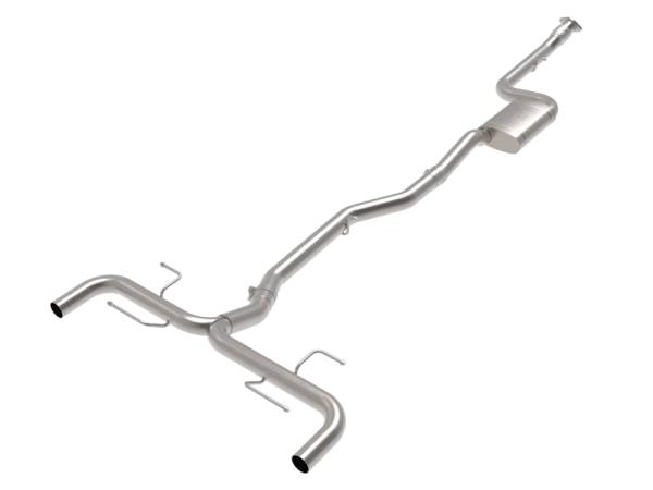 aFe - aFe 17-21 Alfa Romeo Giulia L4-2.0L (t) Mach Force-Xp 2in to 2-1/2in 304SS Cat-Back Exhaust 49-36903