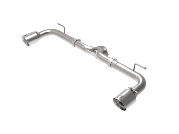 aFe - aFe Takeda 2-1/2in 304 SS Axle-Back Exhaust w/ Polished Tips 14-18 Mazda 3 L4 2.0L/2.5L 49-37014-P