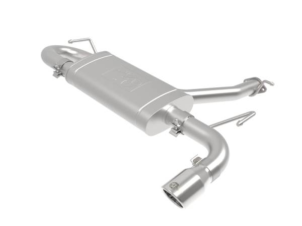 aFe - aFe Takeda 2.5in 304 SS Axle-Back Exhaust w/Polished Tips 18-22 Hyundai Kona L4-1.6L (t) AWD 49-37017-P