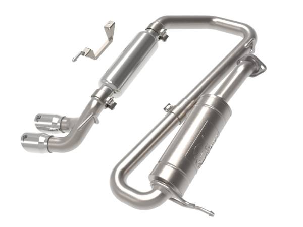 aFe - aFe 18-21 Suzuki Jimny Takeda 2-1/4in. 304 SS Cat-Back Exhaust w/ Polished Tip 49-37020-P