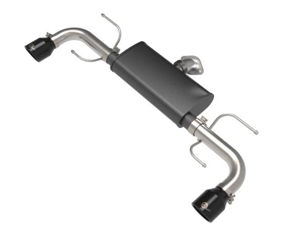 aFe - aFe Takeda 17-21 Mazda CX-5 2.5L (t) 2.5in. SS Axle-Back Exhaust System w/Black Tips 49-37021-B