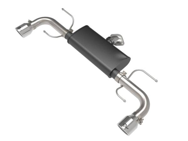 aFe - aFe Takeda 17-21 Mazda CX-5 2.5L (t) 2.5in. SS Axle-Back Exhaust System w/Polished Tips 49-37021-P