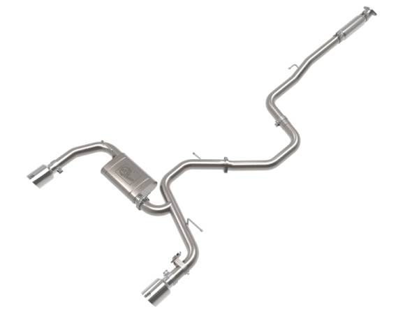 aFe - aFe Takeda 22-23 Hyundai Elantra N L4-2.0L (t) 3in 304 SS Cat-Back Exhaust w/ Polished Tips 49-37028-P