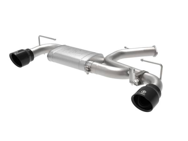 aFe - aFe 21-22 Hyundai Veloster N L4-2.0L Takeda 3in 304 SS Axle-Back Exhaust System w/ Black Tip 49-37029-B