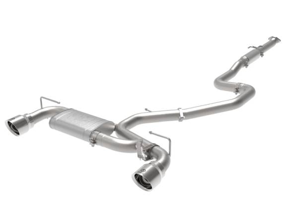 aFe - aFe Hyundai Veloster N 21-22 L4-2.0L (t) Takeda Cat-Back Exhaust System- Polished Tips 49-37030-P