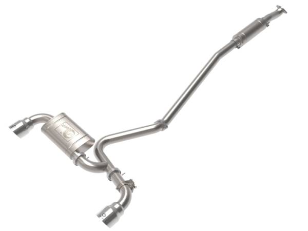 aFe - aFe 22-23 Hyundai Kona N L4-2.0L (t) Takeda 3in 304 SS Cat-Back Exhaust System w/ Polished Tips 49-37033-P