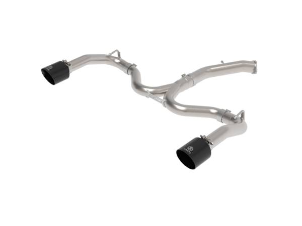 aFe - aFe 20-21 Kia Forte GT 1.6L 3in-2.5in 304 Stainless Steel Axle-Back Exhaust w/ Black Tips 49-37037-B