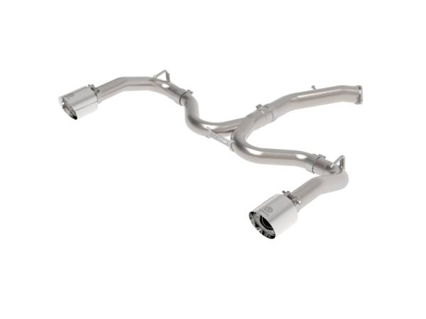 aFe - aFe Takeda 20-21 Kia Forte GT 1.6L (t) 3in to 2.5in SS Axle-Back Exhaust System w/ Polished Tips 49-37037-P