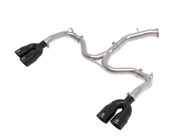 aFe - aFe 22-24 Kia Forte GT 1.6L 3in-2.5in 304 Stainless Steel Axle-Back Exhaust w/ Black Tips 49-37039-B