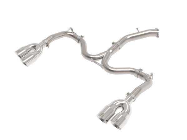 aFe - aFe 22-24 Kia Forte GT 1.6L 3in-2.5in 304 Stainless Steel Axle-Back Exhaust w/ Polished Tips 49-37039-P