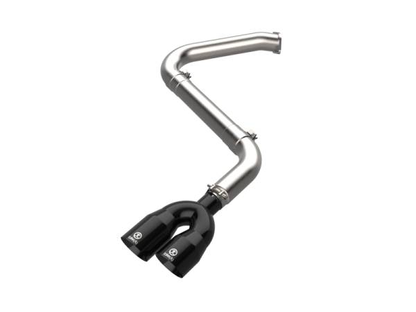 aFe - aFe Takeda Axle-Back Exhaust System Hyundai Elantra N Line 21-25 L4-1.6L- Black Tip 49-37045-B