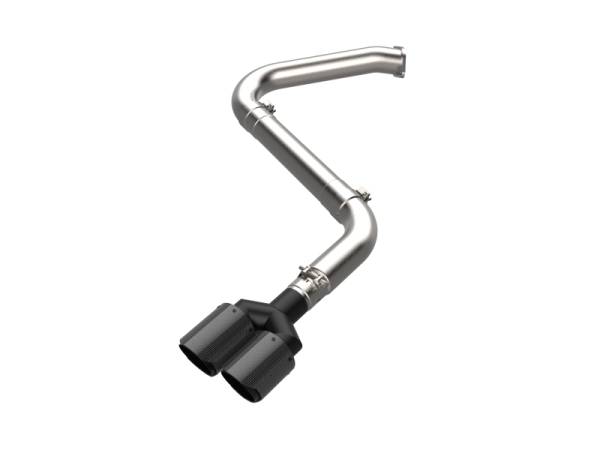 aFe - aFe Takeda Axle-Back Exhaust System Hyundai Elantra N Line 21-25 L4-1.6L- Carbon Fiber Tip 49-37045-C