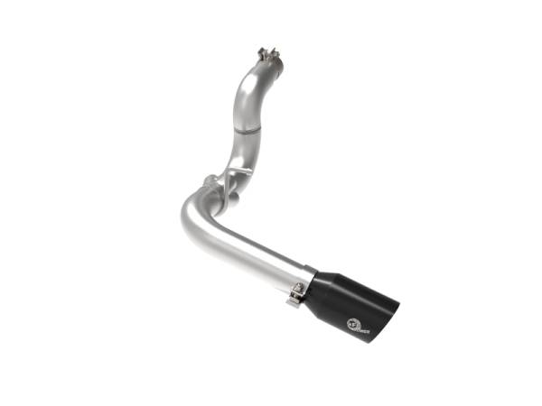 aFe - aFe 20-21 Jeep Wrangler Large Bore-HD 3in 304 Stainless Steel DPF-Back Exhaust System - Black Tip 49-38092-B