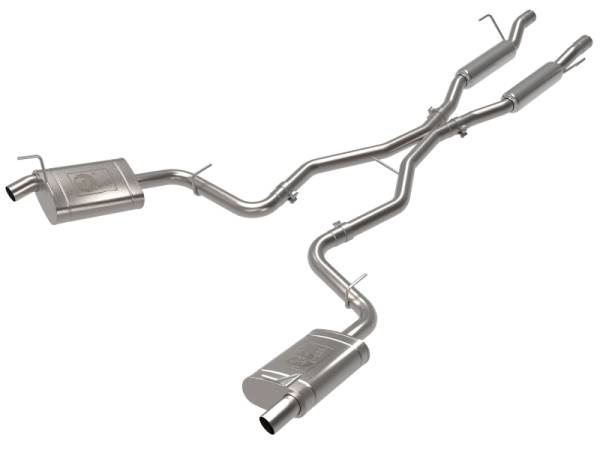 aFe - aFe Vulcan Series 2.24in SS Cat-Back Exhaust 21-23 Jeep Grand Cherokee L V8 5.7L 49-38100