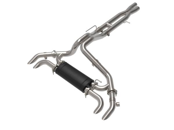 aFe - aFe 21-22 Jeep Wrangler JL Vulcan Series Stainless Steel Cat-Back Exhaust System 49-38101