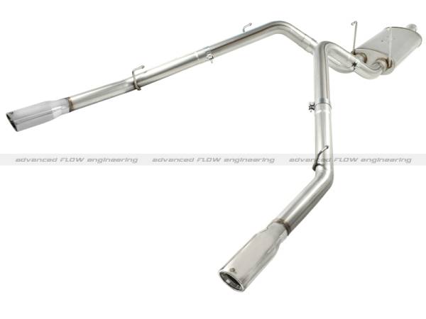 aFe - aFe MACHForce XP Exhausts Cat-Back SS-409 EXH CB Dodge Ram 1500 5.7L HEMI 09-13 Polished 49-42013-P