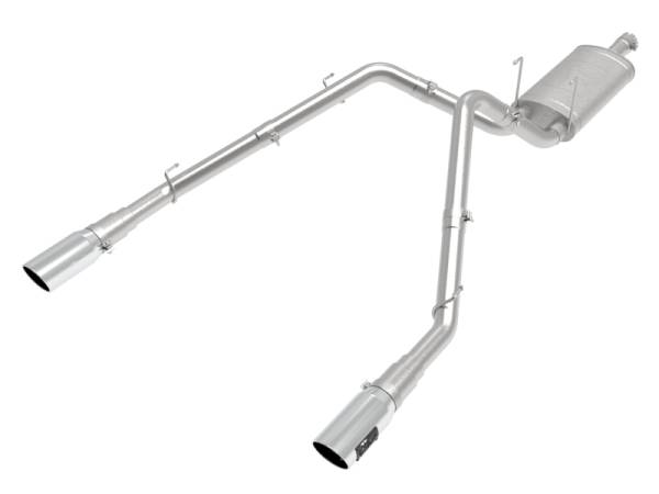 aFe - aFe Apollo GT Series 3 in 409 Stainless Steel Cat-Back Exhaust System w/ Polish Tip V8-5.7L HEMI 49-42074-P