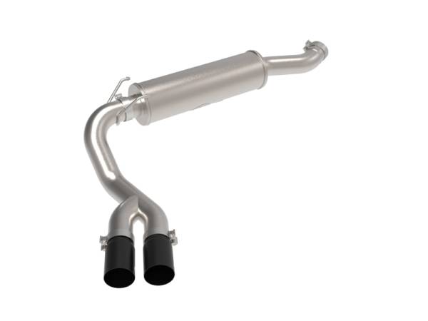 aFe - aFe POWER Rebel Series 3.5in SS Cat Back Exhaust w/Black Tips 19-21 RAM V8-6.4L Hemi 49-42082-B